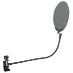 Showgear Metall-Popfilter schwarz, Ø 135 mm