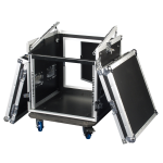 Showgear Combi Case 8HE + 10HE Rack Case 19 Zoll