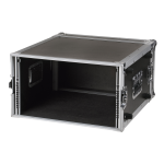 Showgear Double Door Case 6HE Rack Case