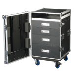 Showgear Schubladen Case 12U mit Arbeitsfläche