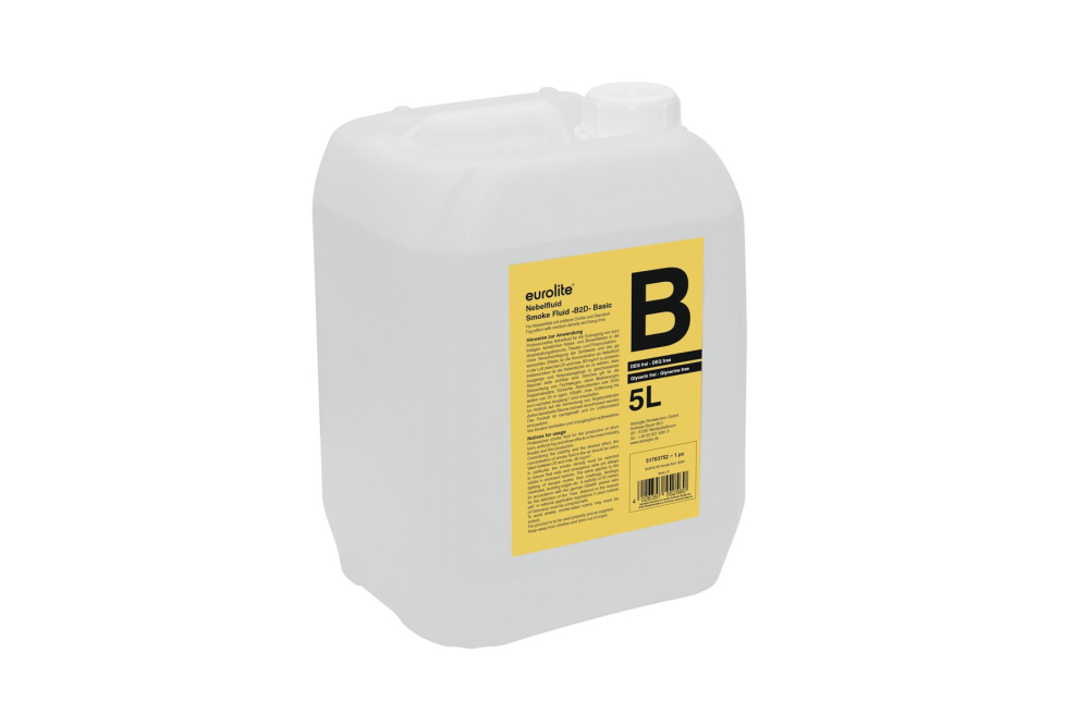 EUROLITE Smoke Fluid -B2D- Basic Nebelfluid 5l