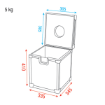 Showgear Case für 30 cm Spiegelkugel
