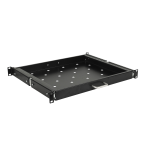 Showgear 1U Rackmontage-Regal Ausziehbar 19 Zoll