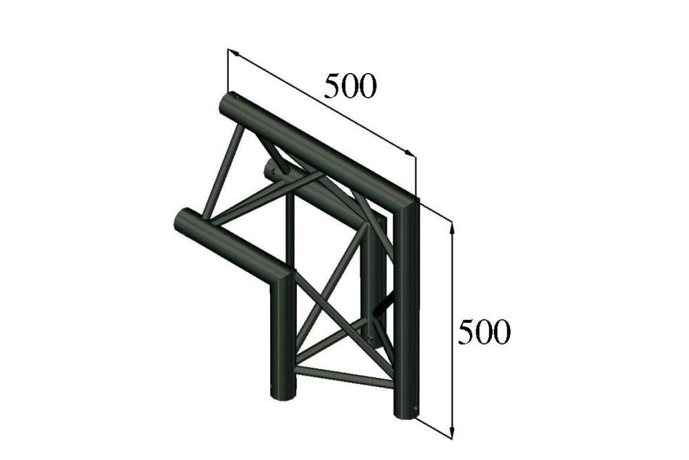 ALUTRUSS TRILOCK S-PAC 24 2-Weg-Ecke 90°/\ schwarz