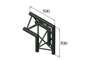 ALUTRUSS TRILOCK S-PAC 24 2-Weg-Ecke 90°/\ schwarz