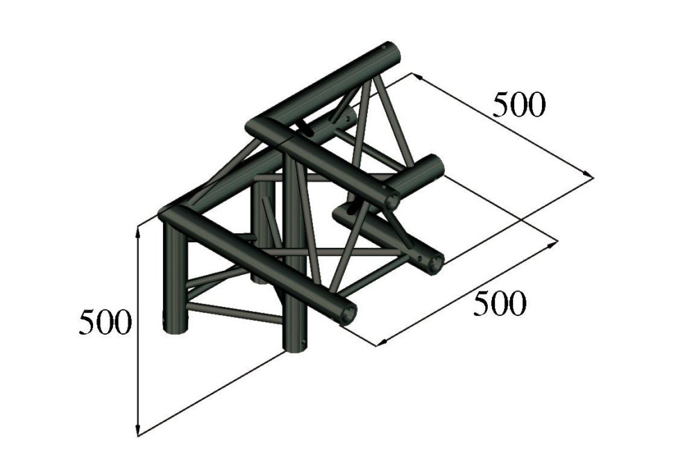 ALUTRUSS TRILOCK S-PAL-31 3-Weg-Ecke /\ rechts