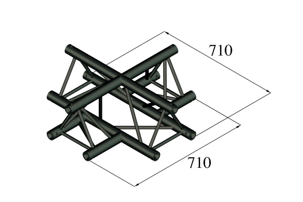 ALUTRUSS TRILOCK S-PAC-41 4-Weg-Kreuzstück