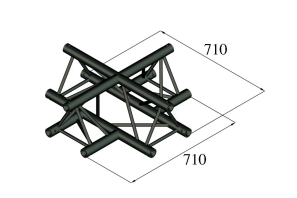 ALUTRUSS TRILOCK S-PAC-41 4-Weg-Kreuzstück