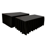 Wentex Bühnenverkleidung MCS Schwarz, 620 x 60 cm