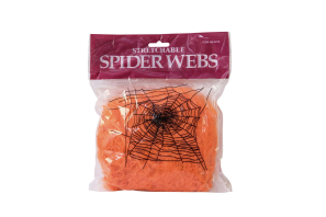 EUROPALMS Halloween Spinnennetz orange 100g