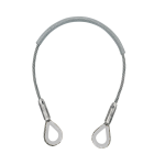 ELLER Stahlseil 10 mm, 1 t, PVC, 3 m