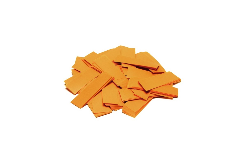 TCM FX Slowfall Konfetti rechteckig 55x18mm, orange, 1kg