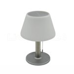 Solar LED Tischleuchte Aluminium Natur – 3...