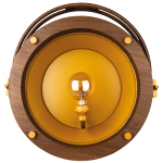 Showtec Edison Vintage 1 Retro-DMX-Leuchte E27 Holzmaserung