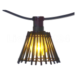 Illu-Shade Basket Lampenschirm Schwarz für...