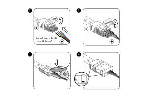 EUROLITE LED Strip Einspeiser 5Pin 12mm