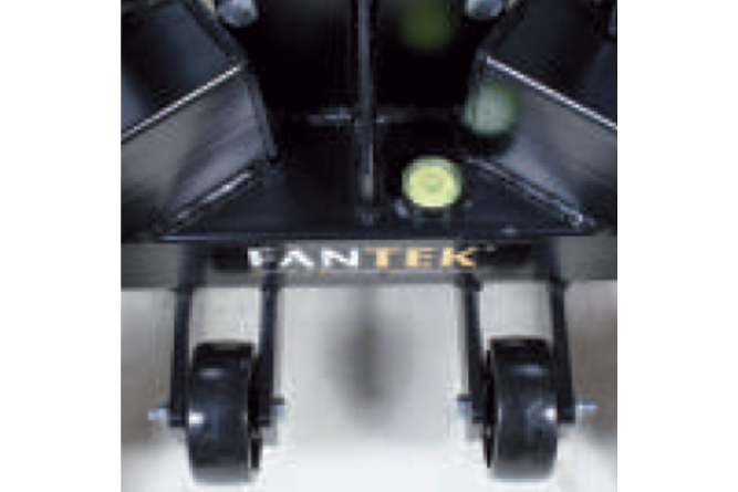 Fantek Lift T-5323 schwarz, max. Höhe 5.30m, Gabel-Lift, max. Auflast 235kg/455kg, Winde ALKO 501
