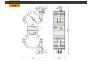 Swivel Coupler Small 32-35/30/75kg