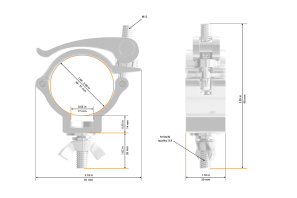 Half Coupler Small Quick 48-51/30/100kg