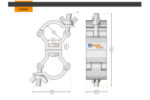 Trussaufnehmer F14 doppelt