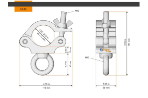 Half Coupler Eye 48-51/50/200kg