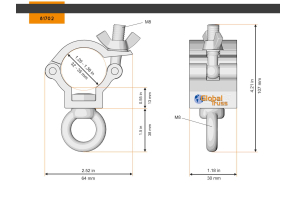 Half Coupler Small 35 Eye 32-35/30/35kg