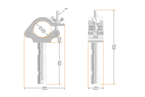 Half Coupler Spigot 48-51/50/500kg