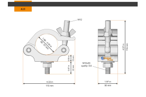 Half Coupler 48-51/50/500kg