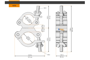 Swivel Coupler 50-60/50/500kg