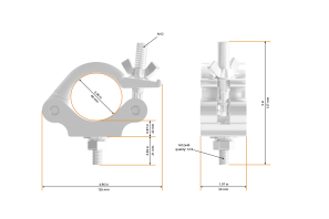 Half Coupler 60/50/750kg