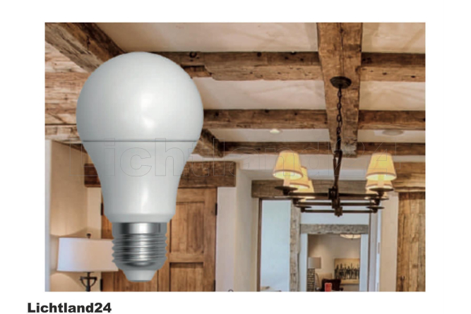 E27 HQ LED Birne (A60) - 12W 4200K  Milky weiß (Acryl weiß)