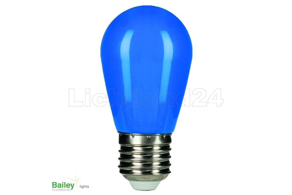 E27 - Party Illu LED Lampe (ST45) 1W BLAU