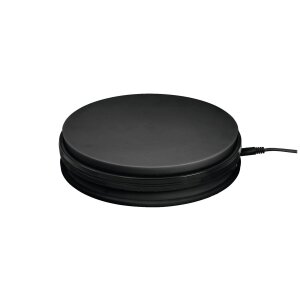 EUROPALMS Drehteller 45cm bis 40kg schwarz