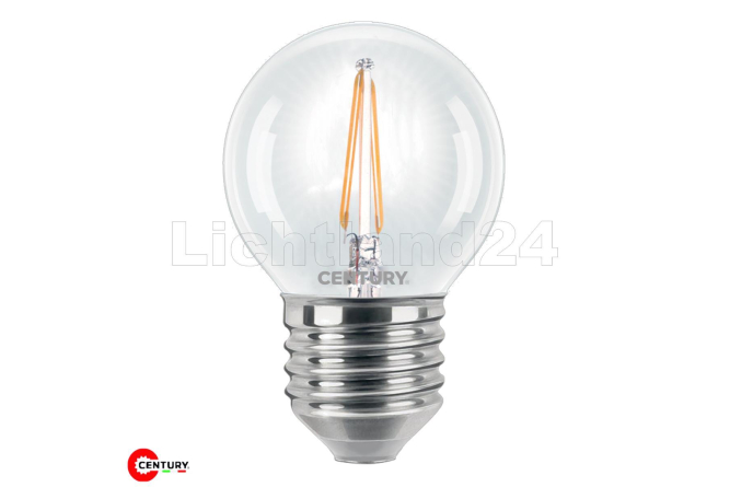 E27 LED Filament Tropfen - INCANTO - G45 - 2W (= 25W) 2700K