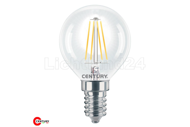 E14 LED Filament Tropfen - INCANTO - G45 - 4W (= 40W) 2700K
