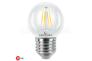E27 LED Filament Tropfen - INCANTO - G45 - 4W (= 40W) 4000K