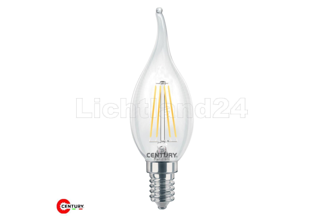 E14 LED Filament Windstoßkerzen - INCANTO - 2W (= 25W) 2700K - 2er Blister