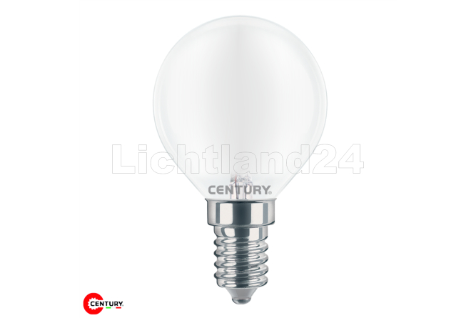 E14 LED Filament Tropfen matt - INCANTO - G45 - 4W (= 40W) 4000K