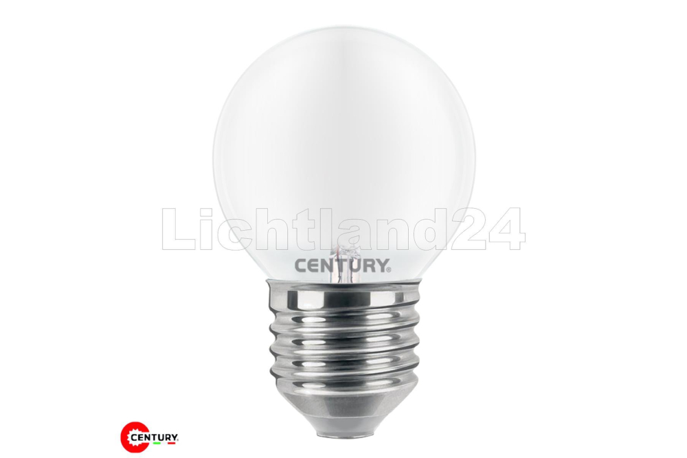 E27 LED Filament Tropfen matt - INCANTO - G45 - 4W (= 40W) 6000K