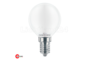 E14 LED Filament Tropfen matt - INCANTO - G45 - 6W (= 60W) 6500K