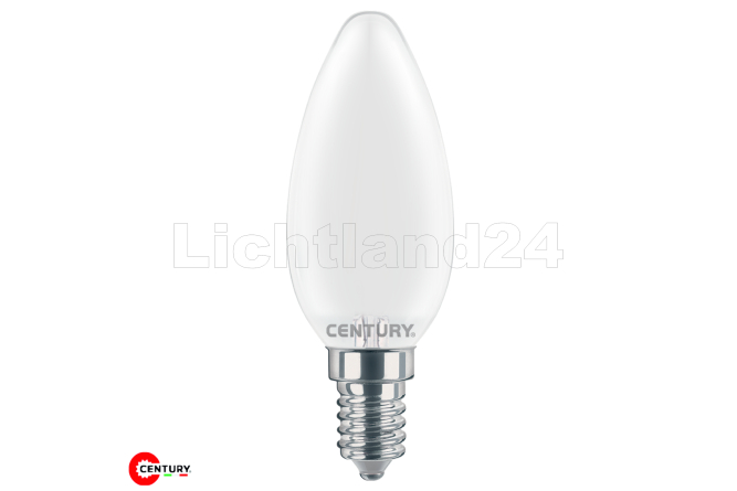 E14 LED Filament Kerze matt - INCANTO - C35 - 4W (= 40W) 3000K