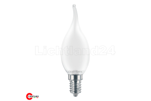 E14 LED Filament Windstoßkerze matt - INCANTO - 4W (= 40W) 3000K - 2er Blister