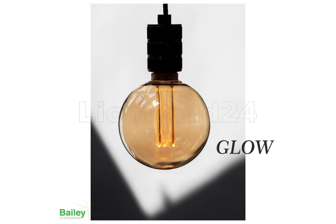 GLOW - E27 - LED Lampe "RUSTIKA" Edison Big...