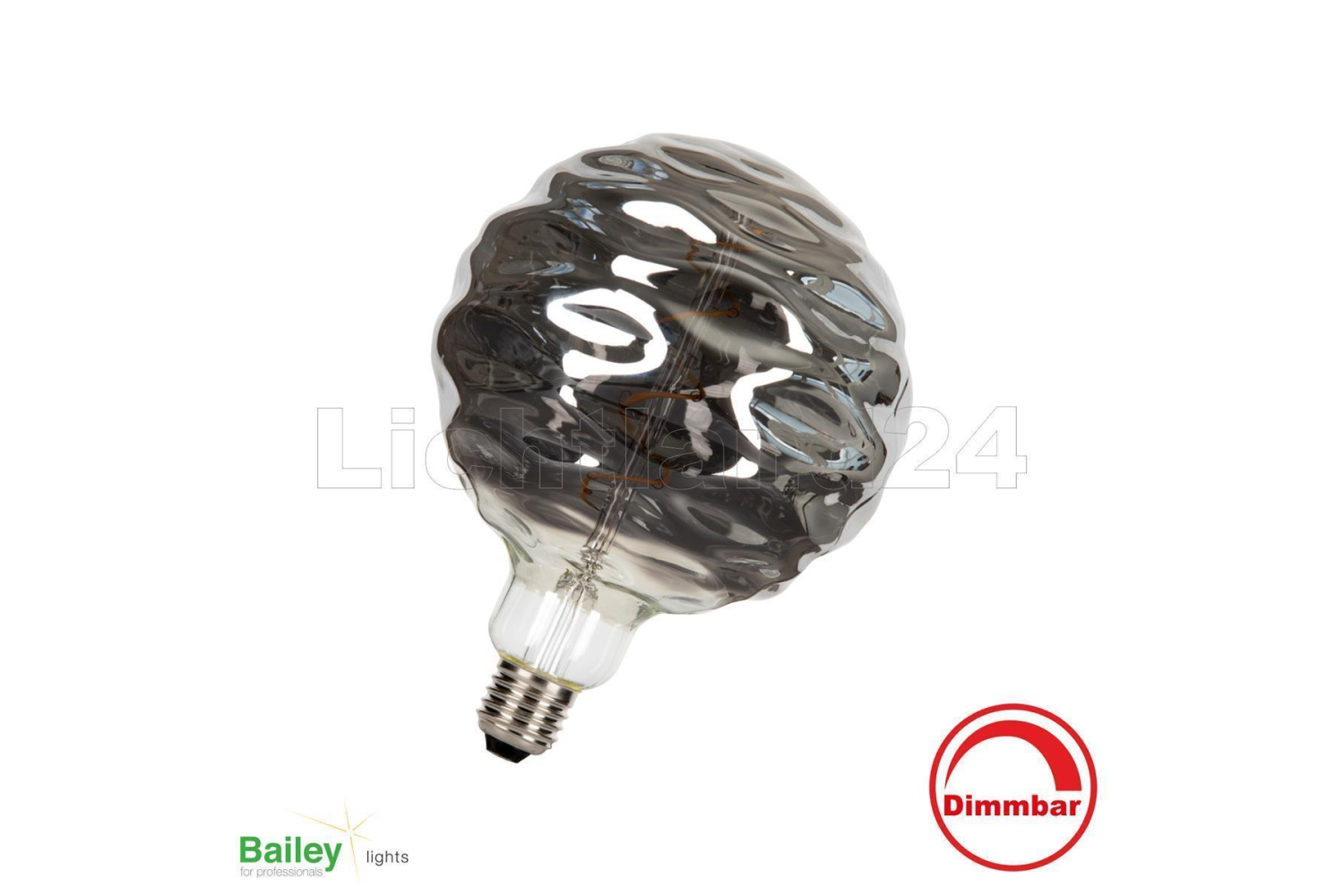 BAI LED Filament Big Joey G150 E27 3W 2200K Schwarz 70lm Dimmbar 230V, €  31,36