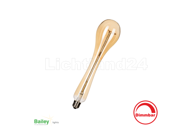 BIG FAMILY - E27 - LED Lampe "Big Drop" - 4W - 2200K Gold (dimmbar)