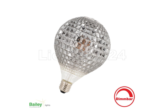 PINE - E27 - LED Lampe "Globe125" - 5W - 2200K...