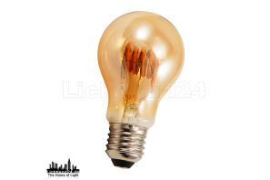 RETRO SPIRAL - E27 - LED Filament Glühlampe A60 - 4W - 2200K GOLD Vintage "extra warmweiß"