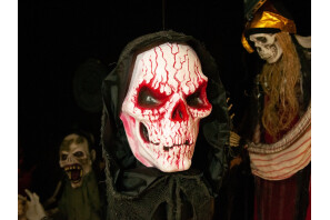 EUROPALMS Halloween Blut Totenkopf, 80cm