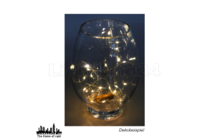 DEKO "Bottle-Light" LED-String ca. 2m mit 20 LEDs (warmweiss)