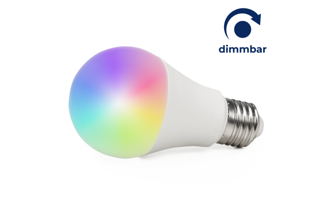 E27 - Wifi Smart LED Lampe 10W (RGB+CCT) App / Google Assis. / Alexa